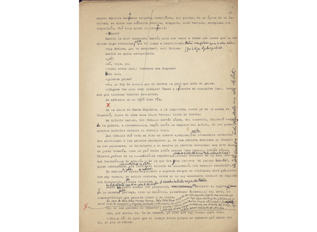 Camilo José Cela, La colmena (Buenos Aires, 1945/46). Correciones autógrafas de Cela sobre la publicación