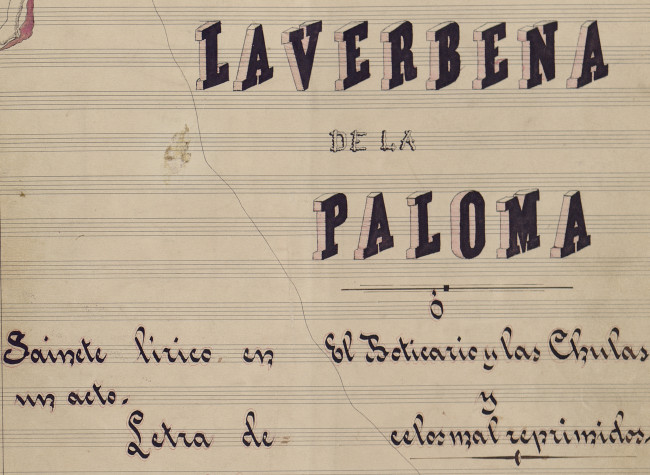 La verbena de la Paloma (M.BRETÓN/5)