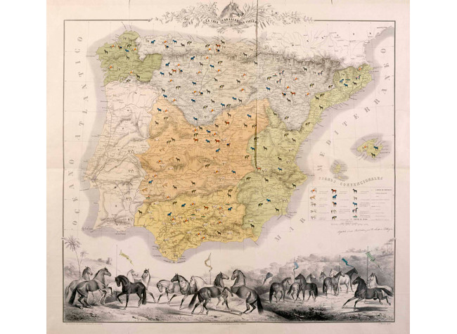La Cria Caballar en España, ca. 1861. BNE, MR/33-41/201