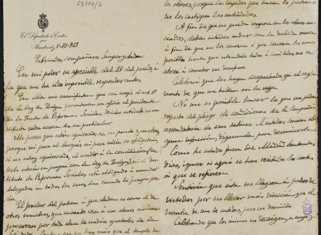Cartas de Pablo Iglesias