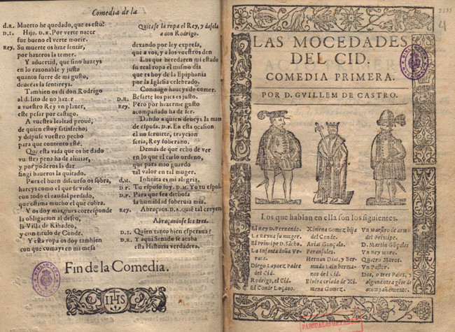 Primera parte de las Comedias de don Guillen de Castro (R/14698)