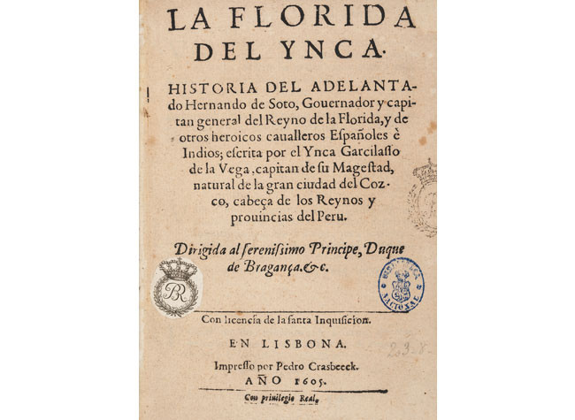 La Florida del Ynca: historia del adelantado Hernando de Soto. R/16334
