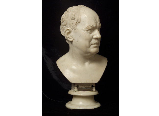 Retrato de Giovanni Battista Piranesi. Roma, Accademia Nazionale di San Luca, Inv. Scult. 73
