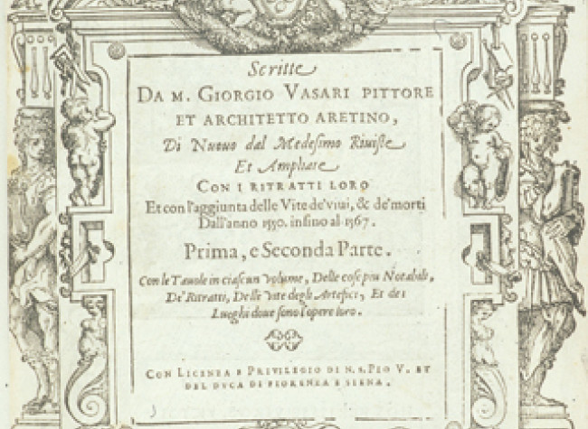 Giorgio Vasari - Le vite de piu eccellenti pittori, scultori, e architettori. Primo volume della terza parte
