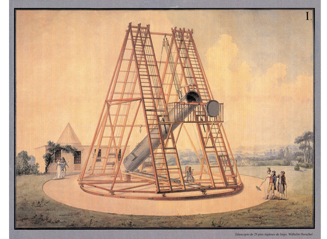Telescopio de Herschel del Observatorio de Madrid. Real Observatorio de Madrid/IGN