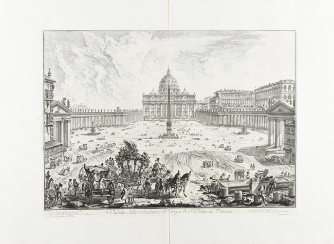 Veduta della Basilica e Piazza di S. Pietro in Vaticano [INVENT/19318 (3)]