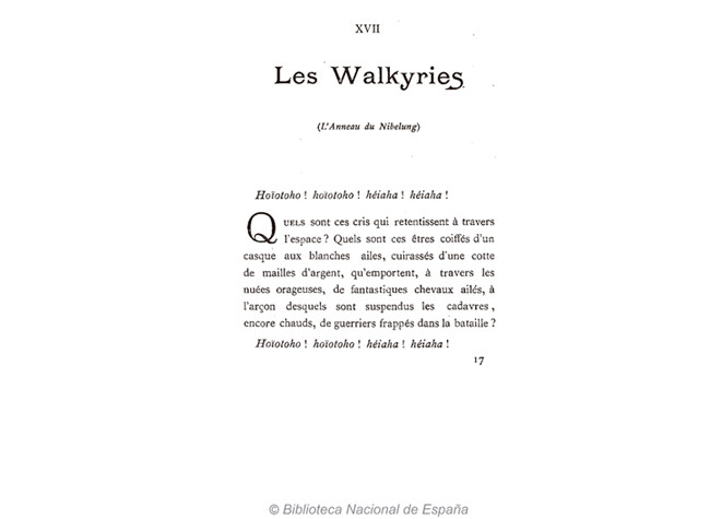 Etienne Destranges, Les femmes dans loeuvre de Richard Wagner, París, 1988. BNE M/3181
