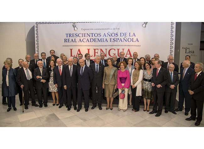 Inauguración de la exposición La lengua y la palabra. Trescientos años de la RAE (27 de septiembre de 2013 - 26 de enero de 2014) 26/09/2013