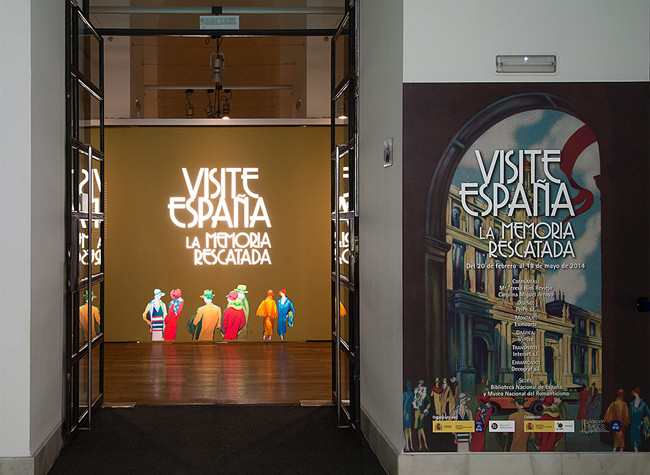 Biblioteca Nacional de España. Exposicion Visite España. La memoria rescatada (20 de febrero - 18 de mayo de 2014)
