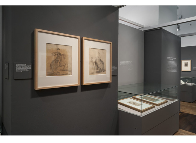 Sala de la exposición Ceán Bermúdez, historiador del arte y coleccionista ilustrado