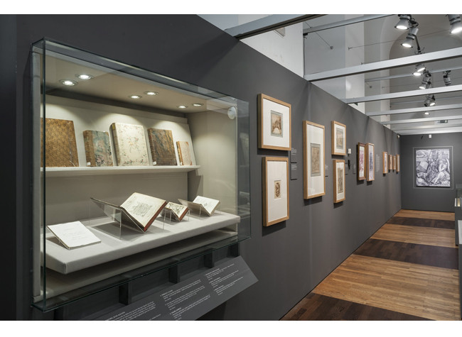 Sala de la exposición Ceán Bermúdez, historiador del arte y coleccionista ilustrado