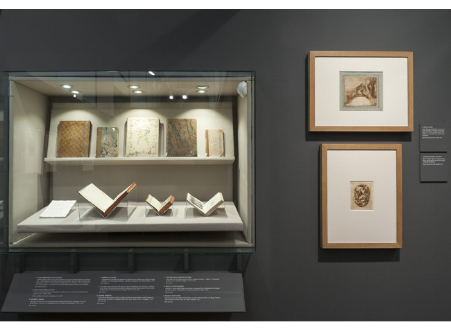 Sala de la exposición Ceán Bermúdez, historiador del arte y coleccionista ilustrado