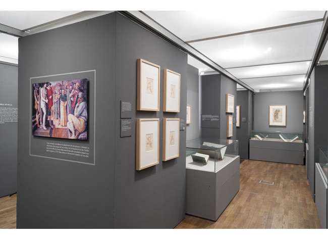 Sala de la exposición Ceán Bermúdez, historiador del arte y coleccionista ilustrado