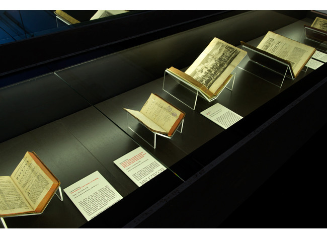 Sala de la exposición de Miguel de Cervantes: de la vida al mito (1616-2016)