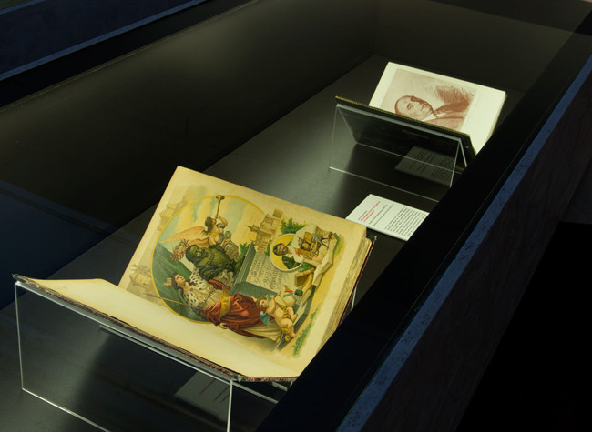 Sala de la exposición de Miguel de Cervantes: de la vida al mito (1616-2016)