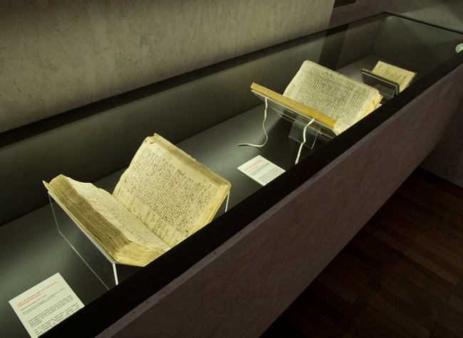 Sala de la exposición de Miguel de Cervantes: de la vida al mito (1616-2016)