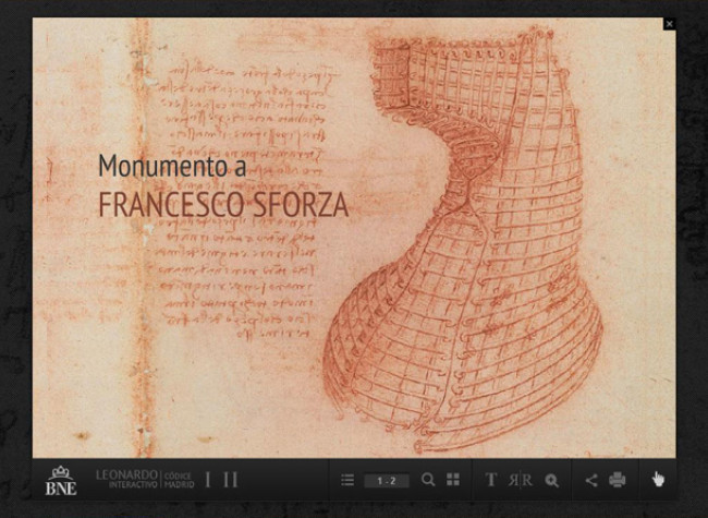 Animación del monumento a Sforza
