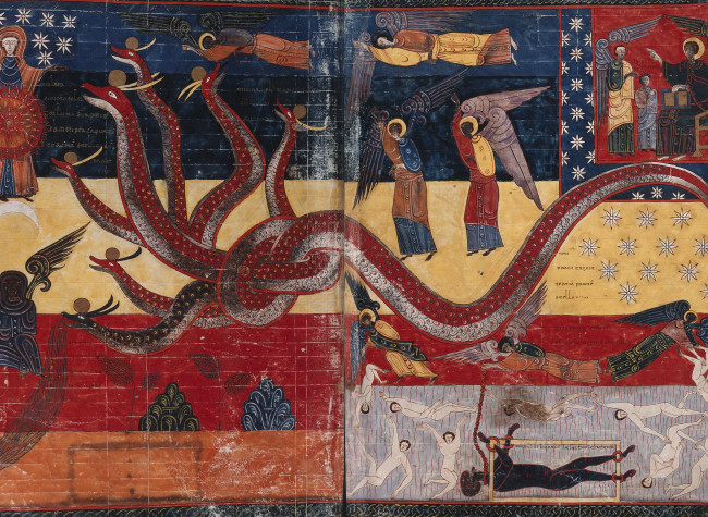 Beato de Liébana: códice de Fernando I y Dña. Sancha Fols. 268v-269r 