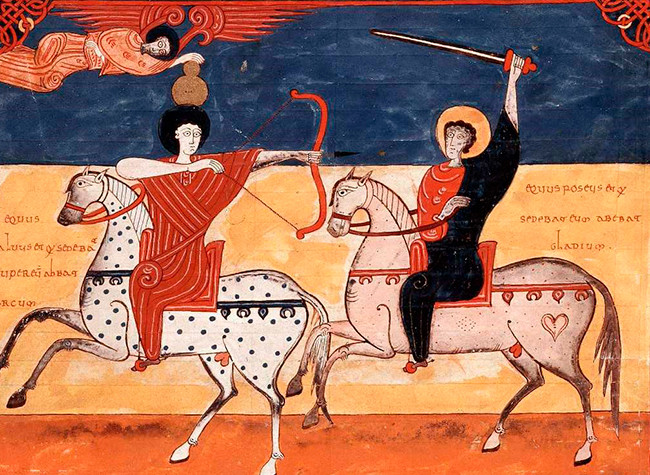 Beato de Liébana: códice de Fernando I y Dña. Sancha Fol. 135r 
