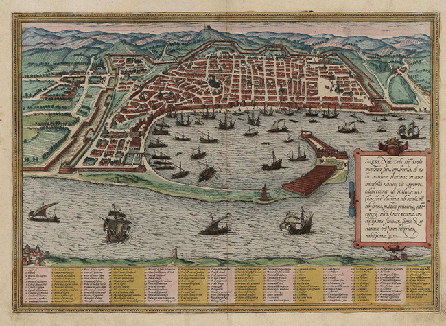 Civitates orbis terrarum, signatura ER/4386 V. 2 ilustraciones, h. 50