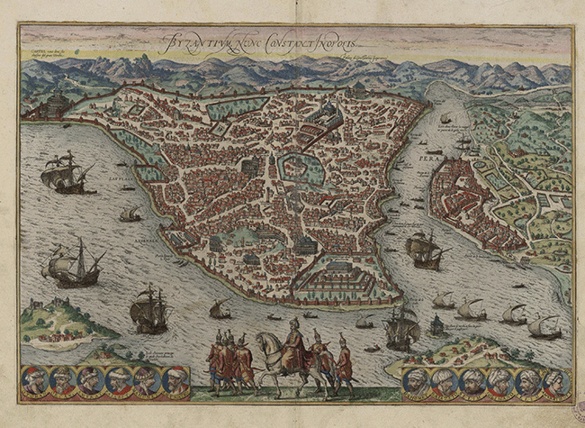 Civitates orbis terrarum, signatura ER/4386 V. 2 ilustraciones, h. 52
