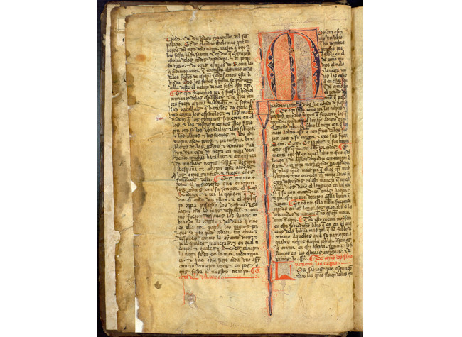 Copia todavía medieval del manuscrito 