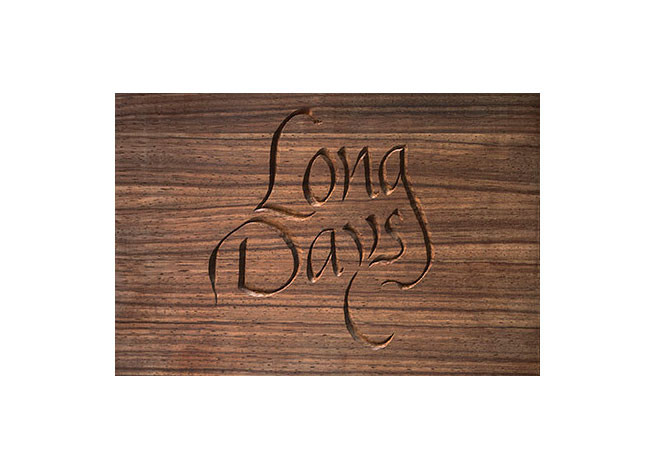 Logotipo para Skateboard Long Days. Esther Gordo