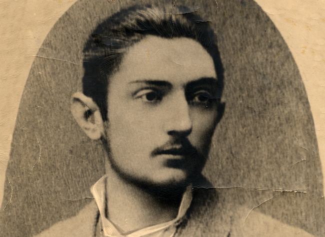 Miguel de Unamuno en 1884, recién licenciado en la Universidad Central [CMU, Universidad de Salamanca]