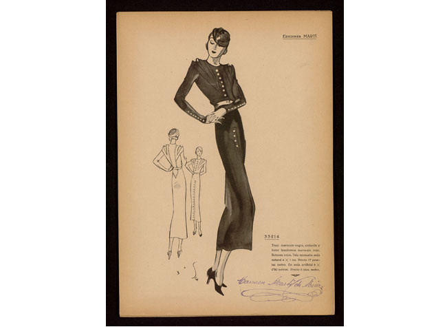 Modelos: la moda de invierno de 1933-34 / Caremen Martí de Missé
