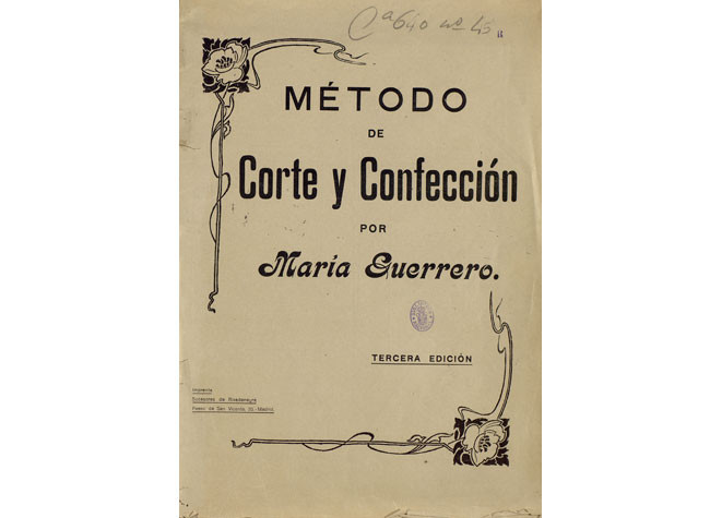 Método de corte y confección / María Guerrero