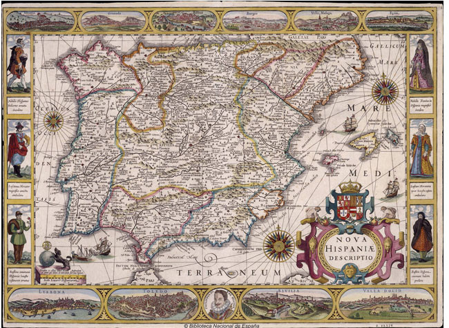 Nova Hispaniae Descriptio / Jocodus Hondius, 1610?