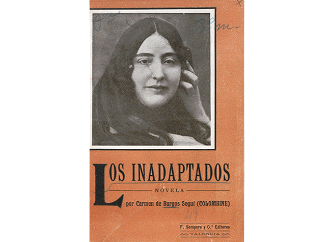 Carmen de Burgos. Los inadaptados, Sempere, Valencia, 1909. Biblioteca Nacional de España