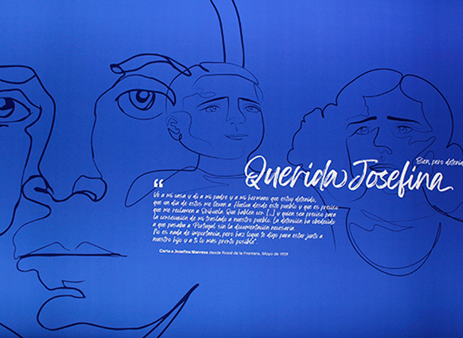 Montaje de la exposición Miguel Hernández: el poeta que hacía juguetes. Ausencias y últimos cuentos para su hijo