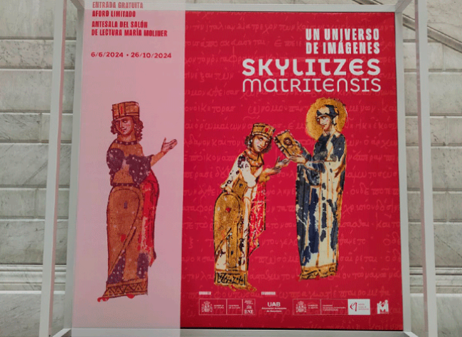 Montaje de la exposición Skylitzes Matritensis