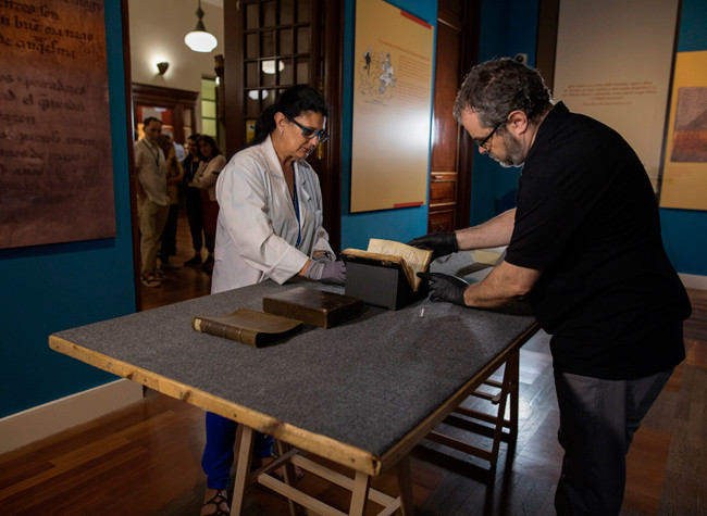 Montaje de la exposición