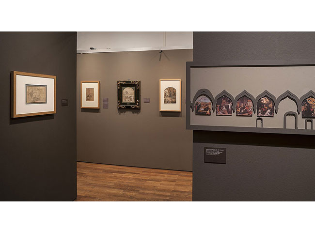 Imagen del montaje de la exposición