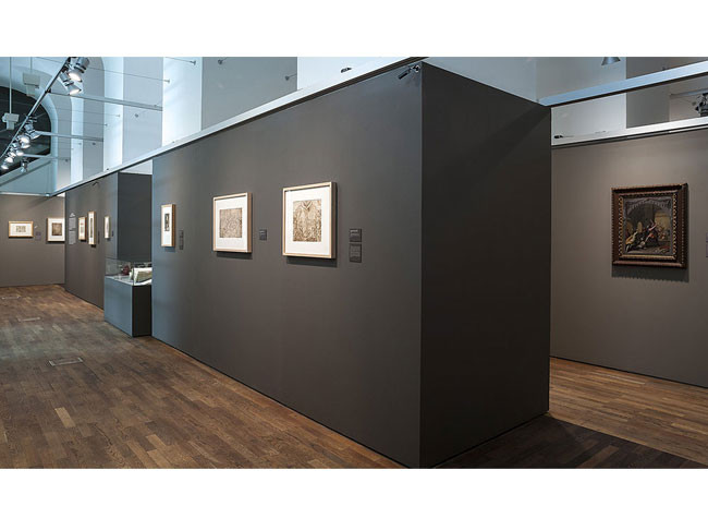 Imagen del montaje de la exposición