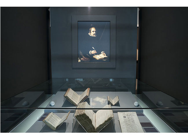 Imagen del montaje de la exposición