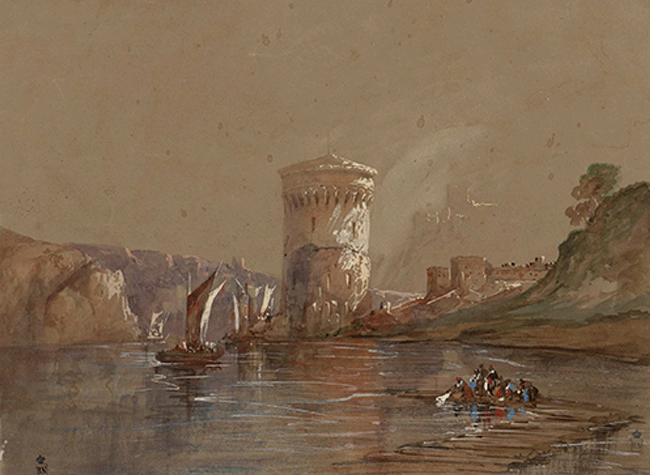 Paisaje fantástico, 1928 (DIB/13/7/38/1)