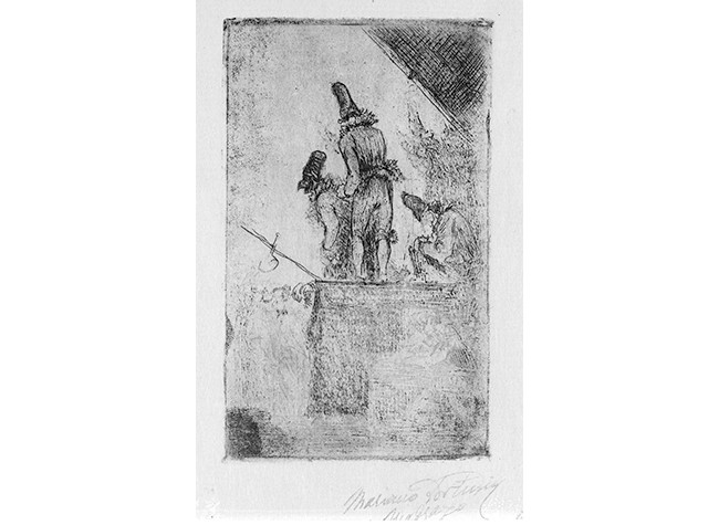 Mariano Fortuny y Madrazo: Polichinela y compañía. BNE, INVENT/45789