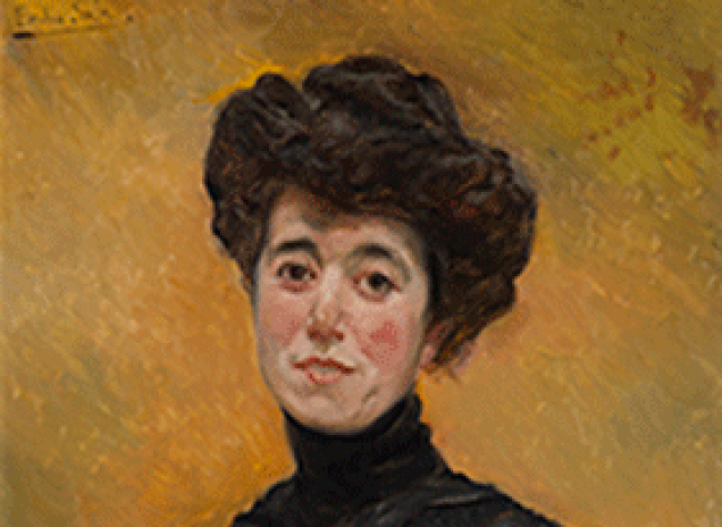 Emilio Sala. Retrato de María Lejárraga (detalle), 1906. Archivo María Lejárraga