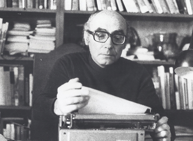 José Saramago, años 70 (© archivo FJS)