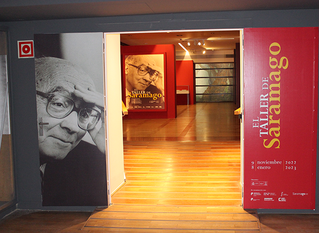Exposición El taller de Saramago 