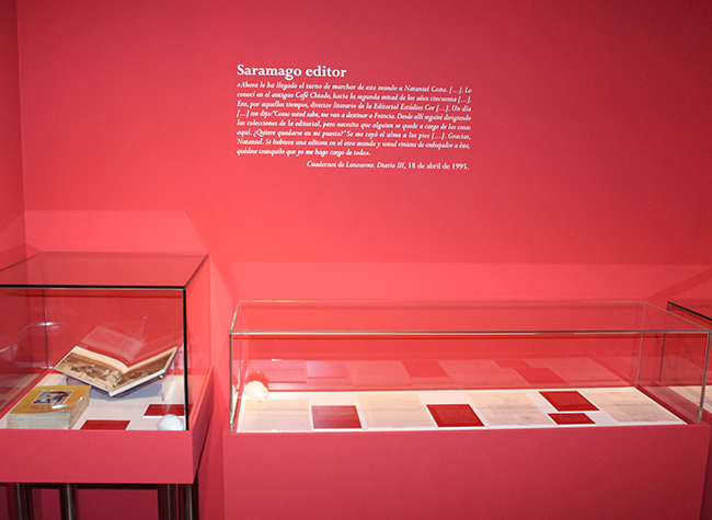 Exposición El taller de Saramago 