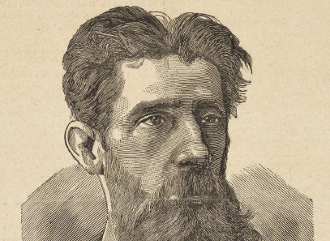 Caricatura de Tomás Bretón.  Gaceta teatral española : periódico literario, artístico y de espectáculos : órgano de la Agencia teatral internacional (16 de mayo de 1892) (Signatura TI/45)