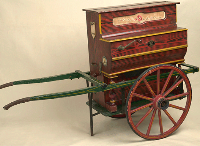 Organillo. Piano ambulante, ca. 1950 (Signatura BNEM CE2709)