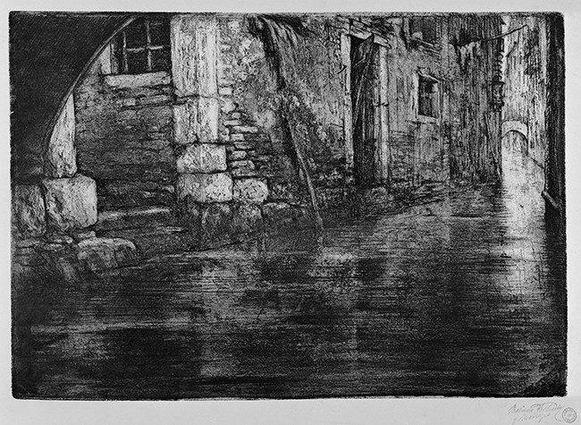 Mariano Fortuny y Madrazo: Venecia, Rio. BNE, INVENT/45749