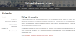 Bibliografía española en línea (BEL)
