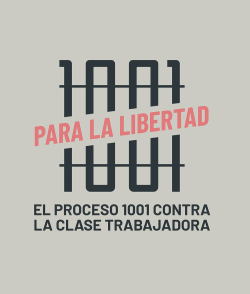Cubierta del catálogo Para la libertad. El proceso 1001 contra la clase trabajadora