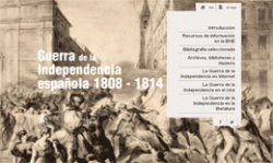 Portada de la Guía de la Guerra de la Independencia Española Portada de la Guía de la Guerra de la Independencia Española